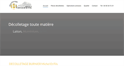 Desktop Screenshot of decolletage-burnier.com